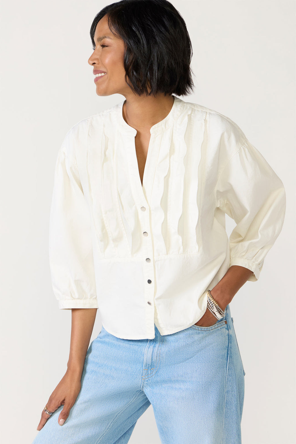 Women's Amelia Ruffle Shirt