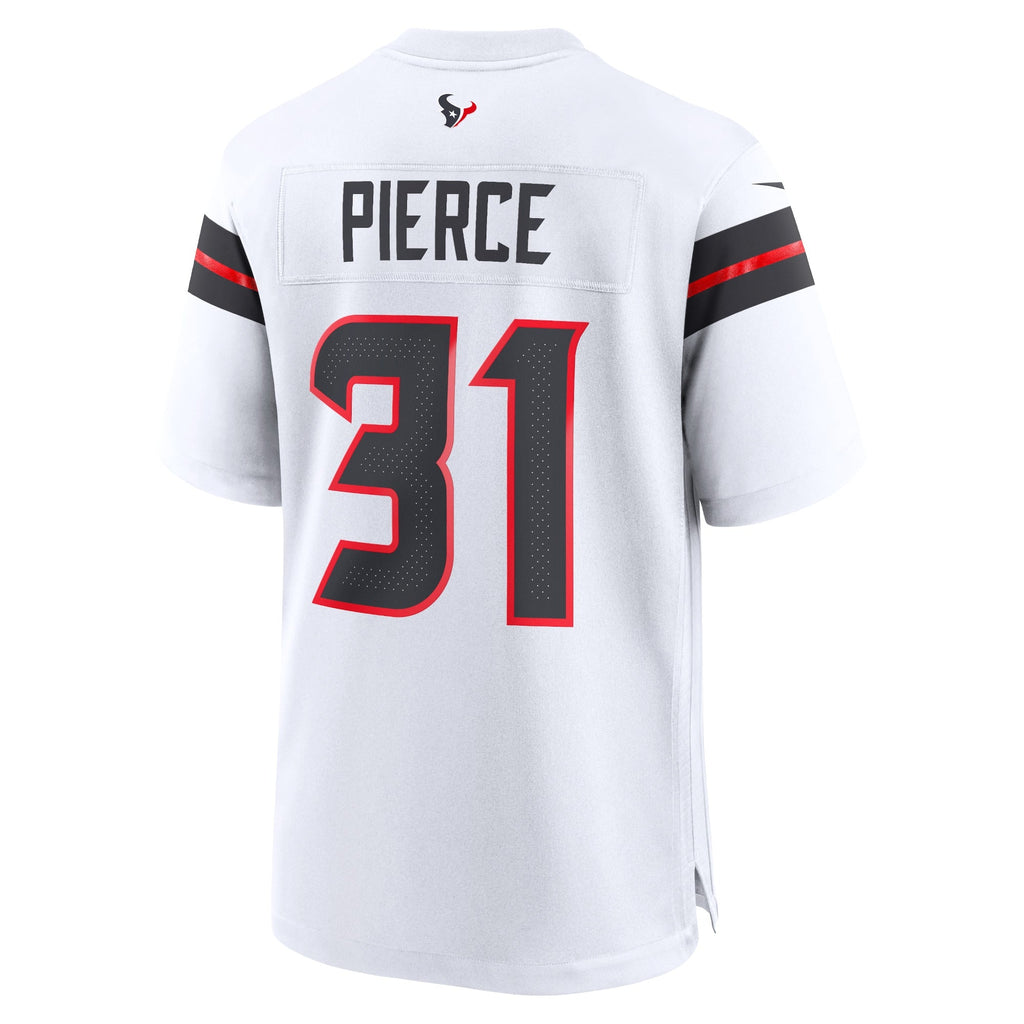Houston Texans Dameon Pierce White Game Jersey