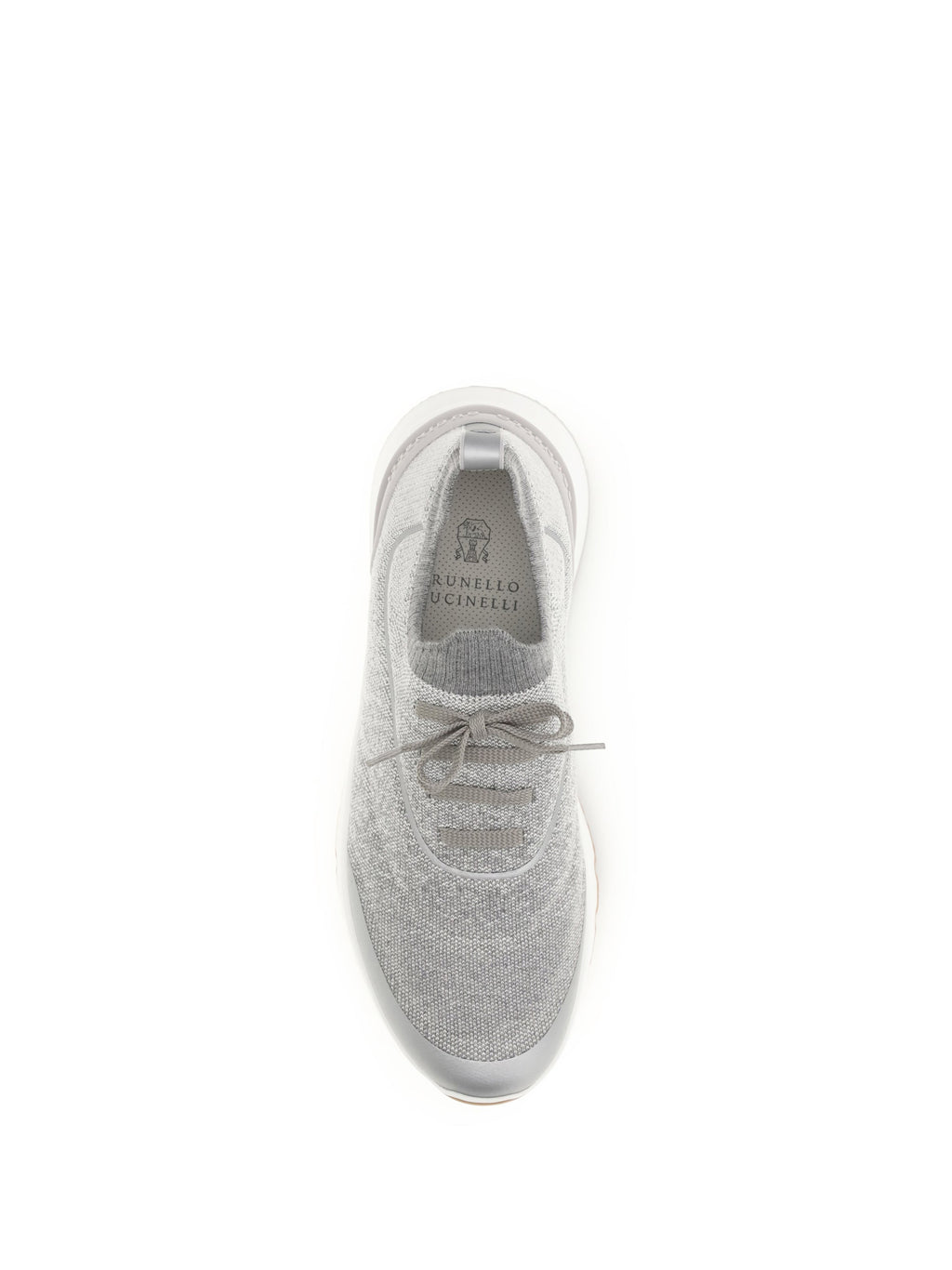 Brunello Cucinelli Men Techno Cotton Knit Sneakers Runners