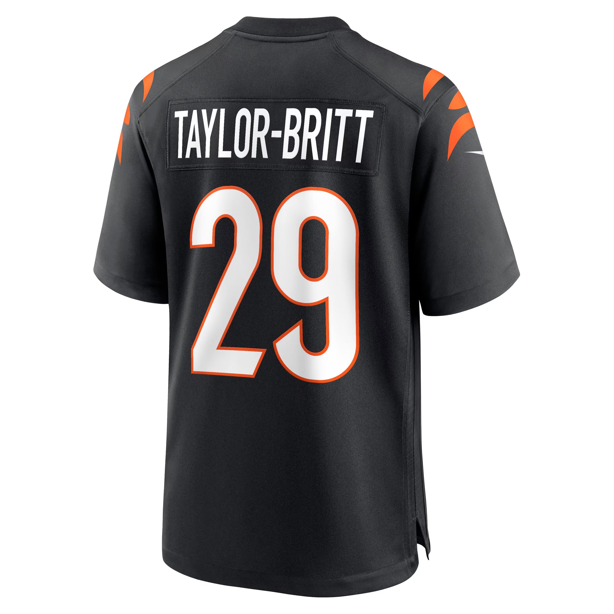 Cincinnati Bengals Cam Taylor-Britt Black Game Player Jersey