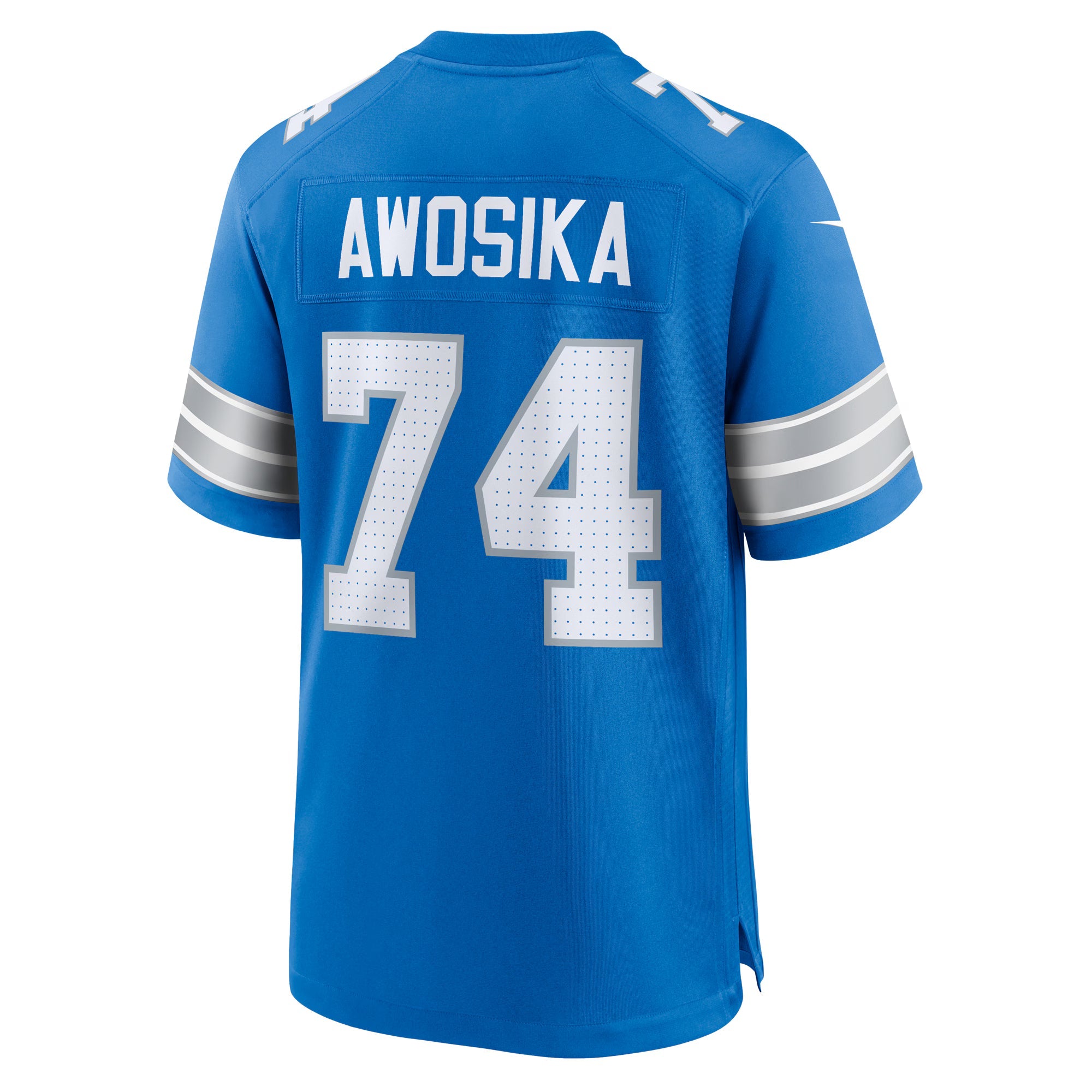 Detroit Lions Kayode Awosika Blue Team Game Jersey