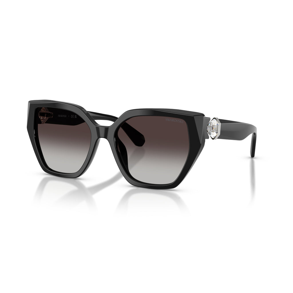 0Sk6044U Oversized Square Frame Sunglasses with Crystal Embellishment