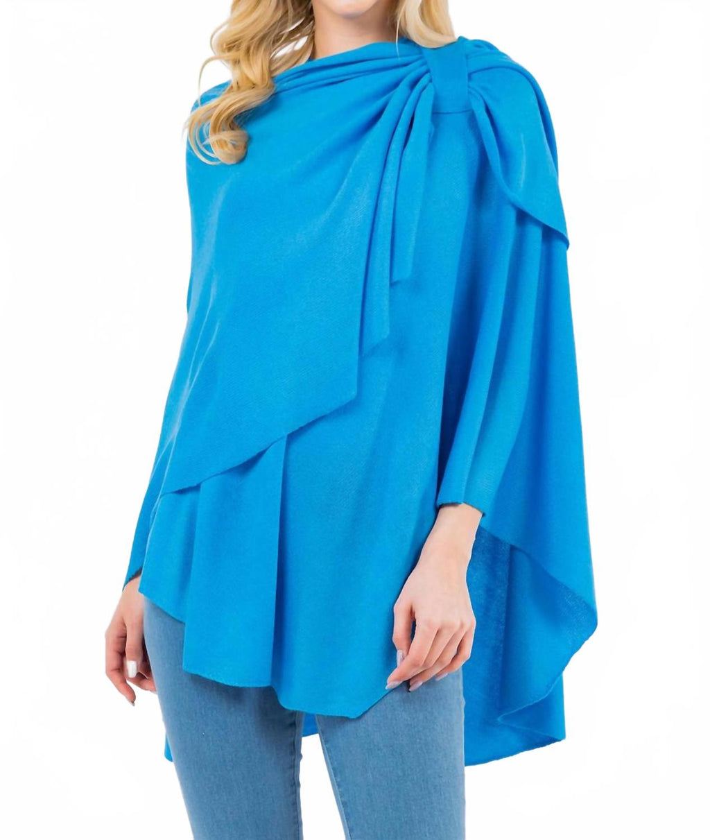 Four Seasons Wrap In Turquoise