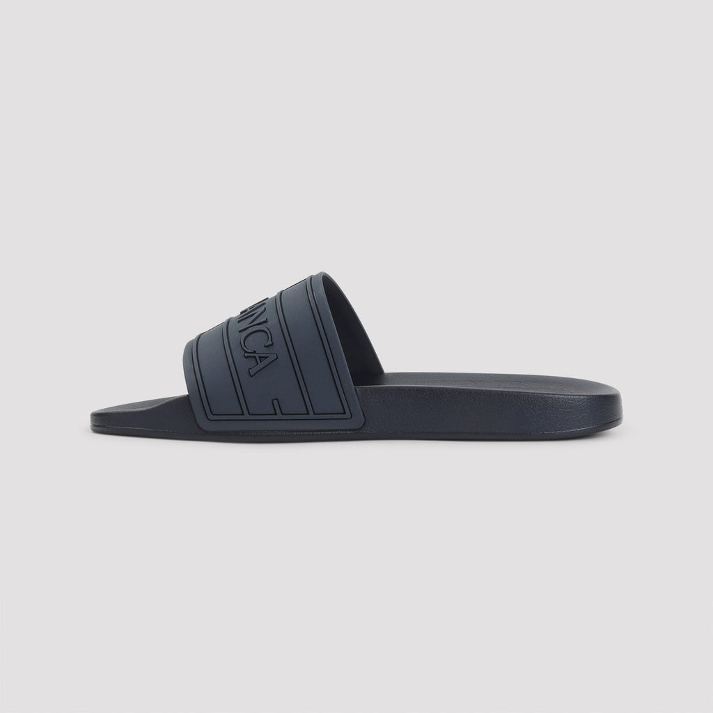 Casablanca Logo Pool Slides Men