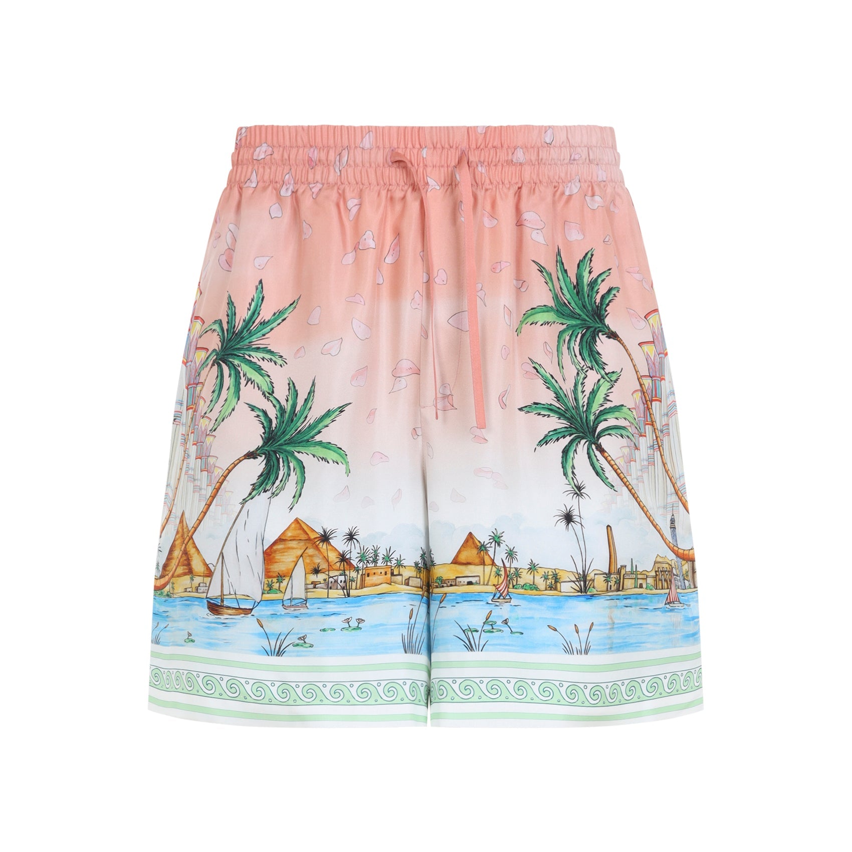Casablanca Ethereal Silk Shorts Men