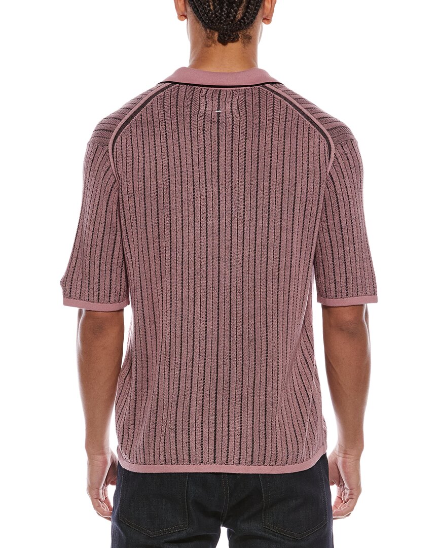 rag & bone Harvey Garment Dyed Polo Shirt
