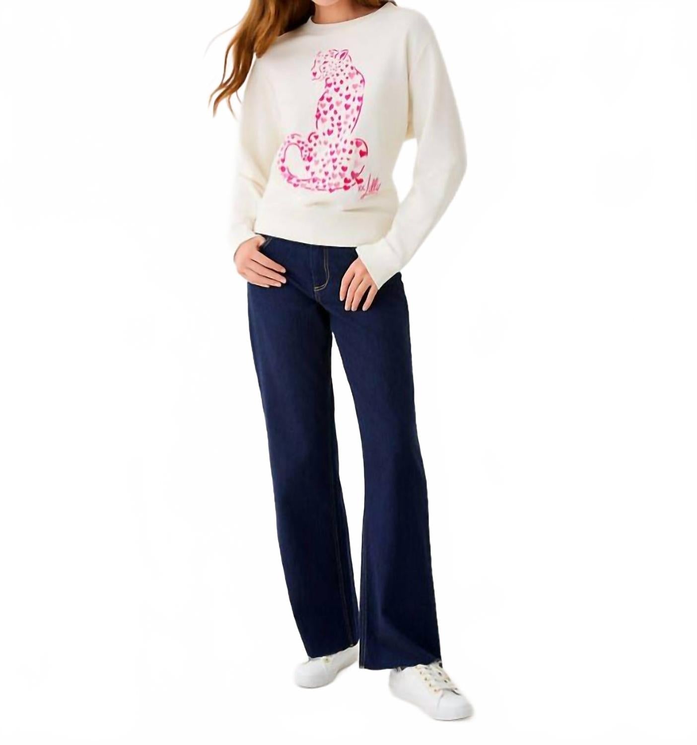 Ballad Long Sleeve Sweatshirt In Coconut