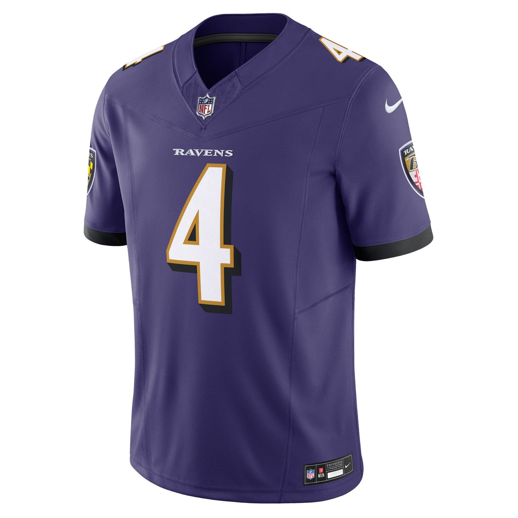 Baltimore Ravens Zay Flowers Purple Vapor F.U.S.E. Limited Jersey