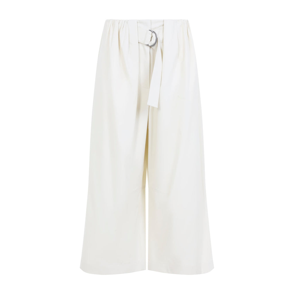 Loewe Cropped Belted Trousers Women