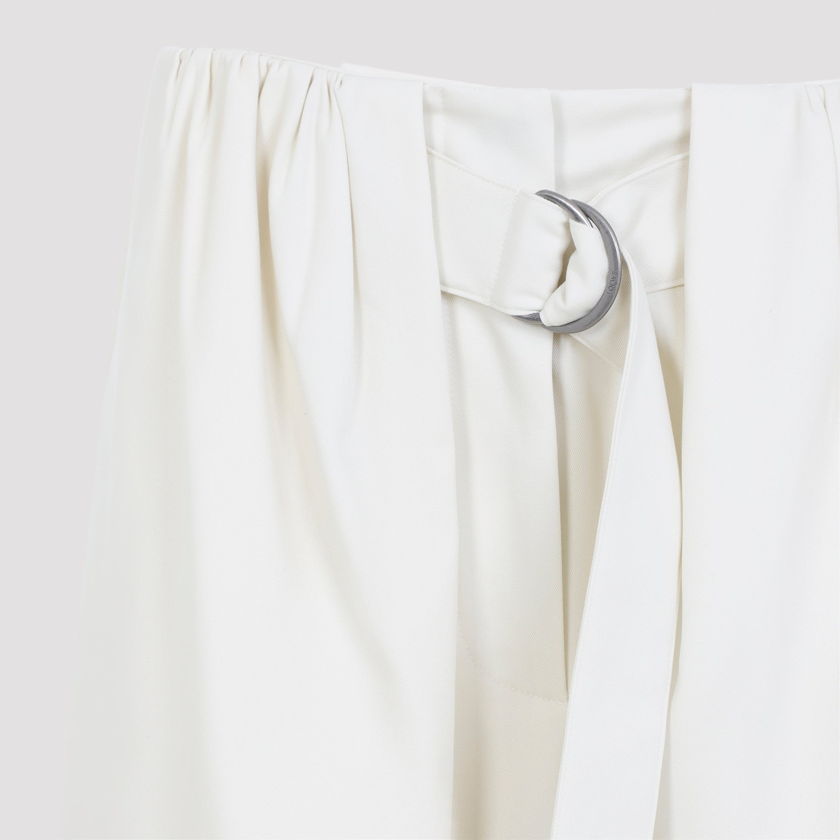 Loewe Cropped Belted Trousers Women