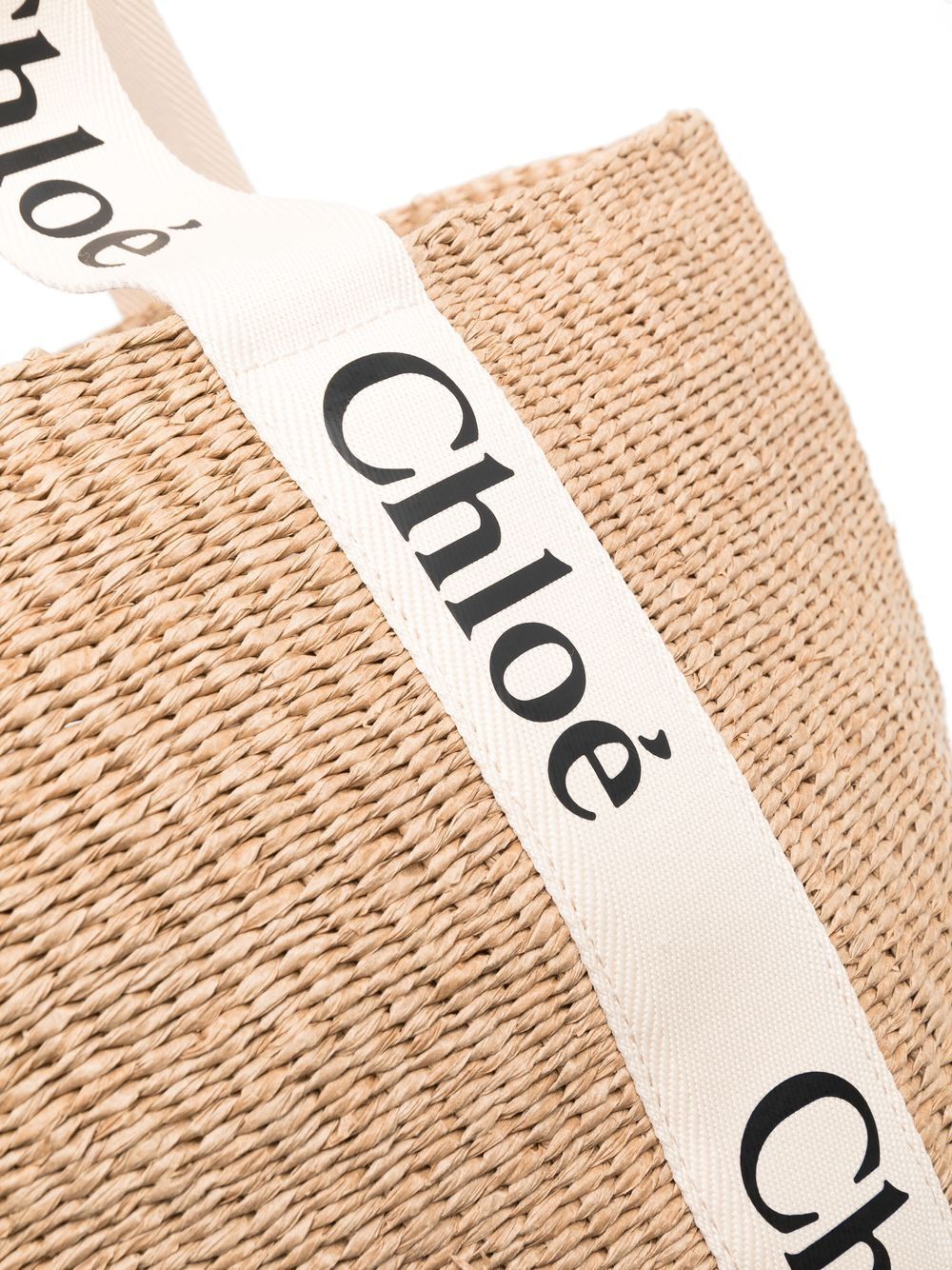 Chloe Women Borsa Cesto Woody Grande