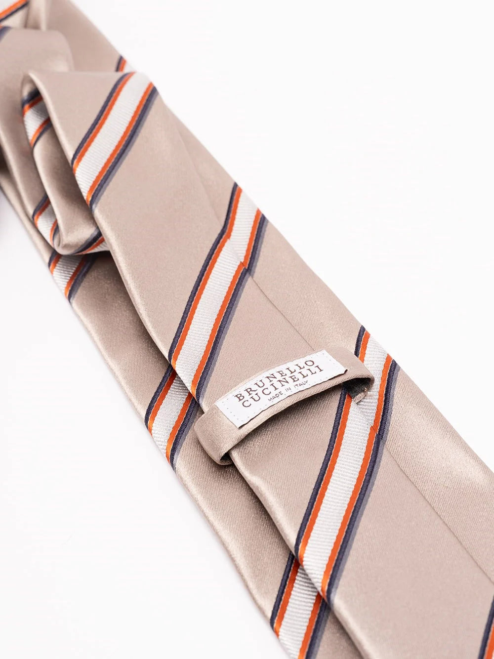 Brunello Cucinelli Men Textured Stripe Tie
