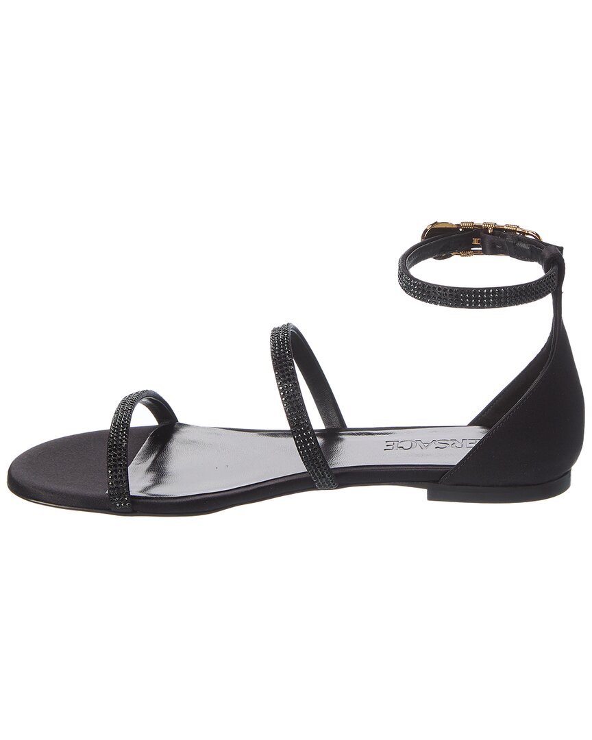 Versace Safety Pin Satin Sandal
