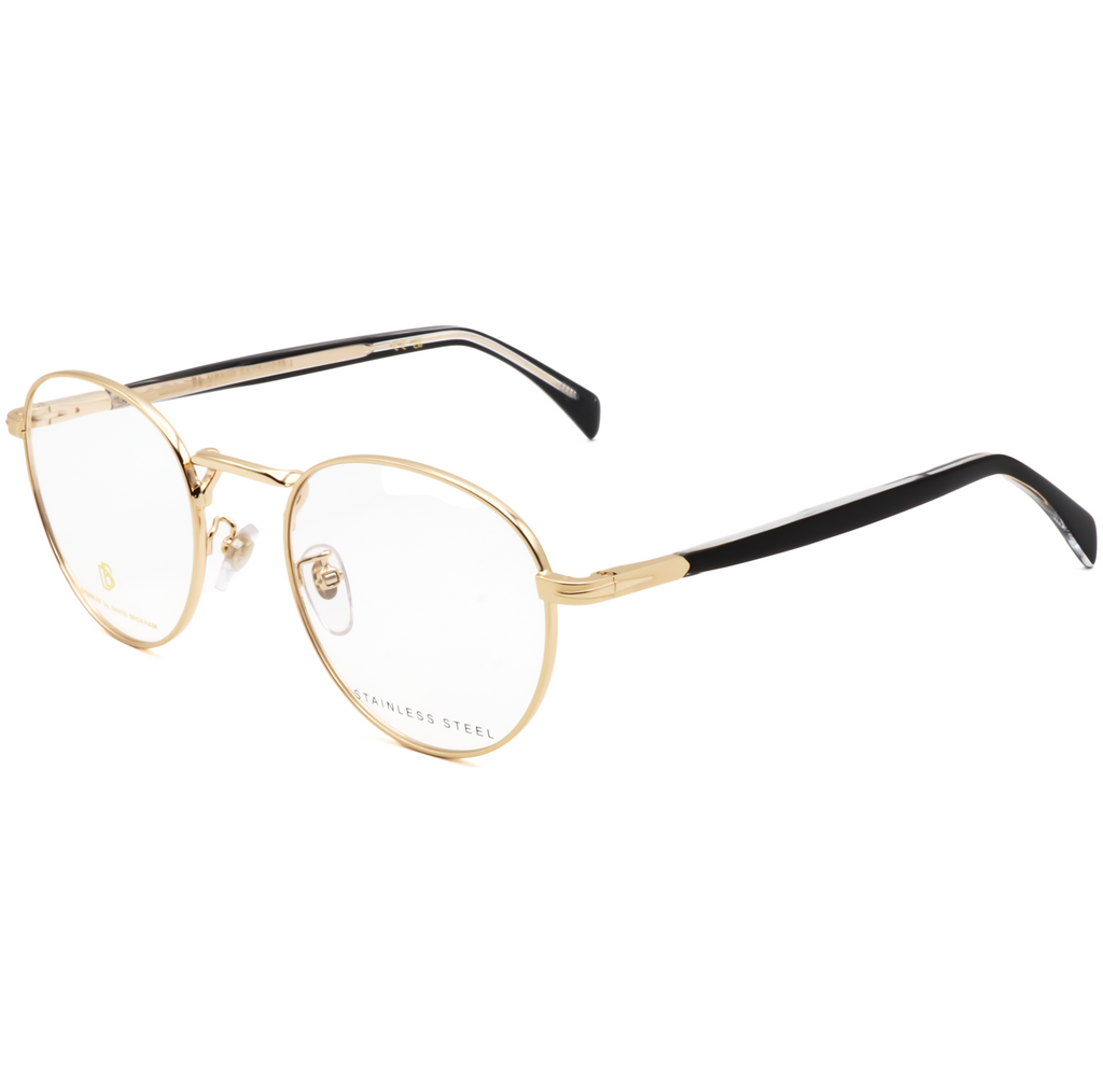 David Beckham Men's 51 mm Gold Opticals