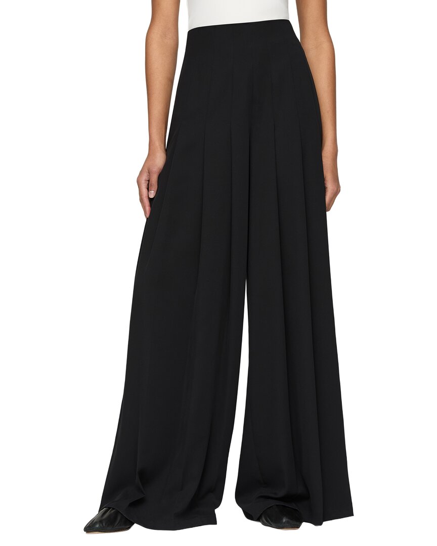 Lafayette 148 New York Leland Knife Pleat Wide Leg Pant