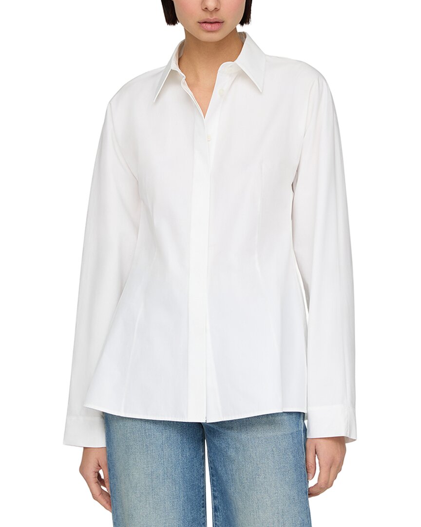 Lafayette 148 New York Petite Pintuck Back Shirt