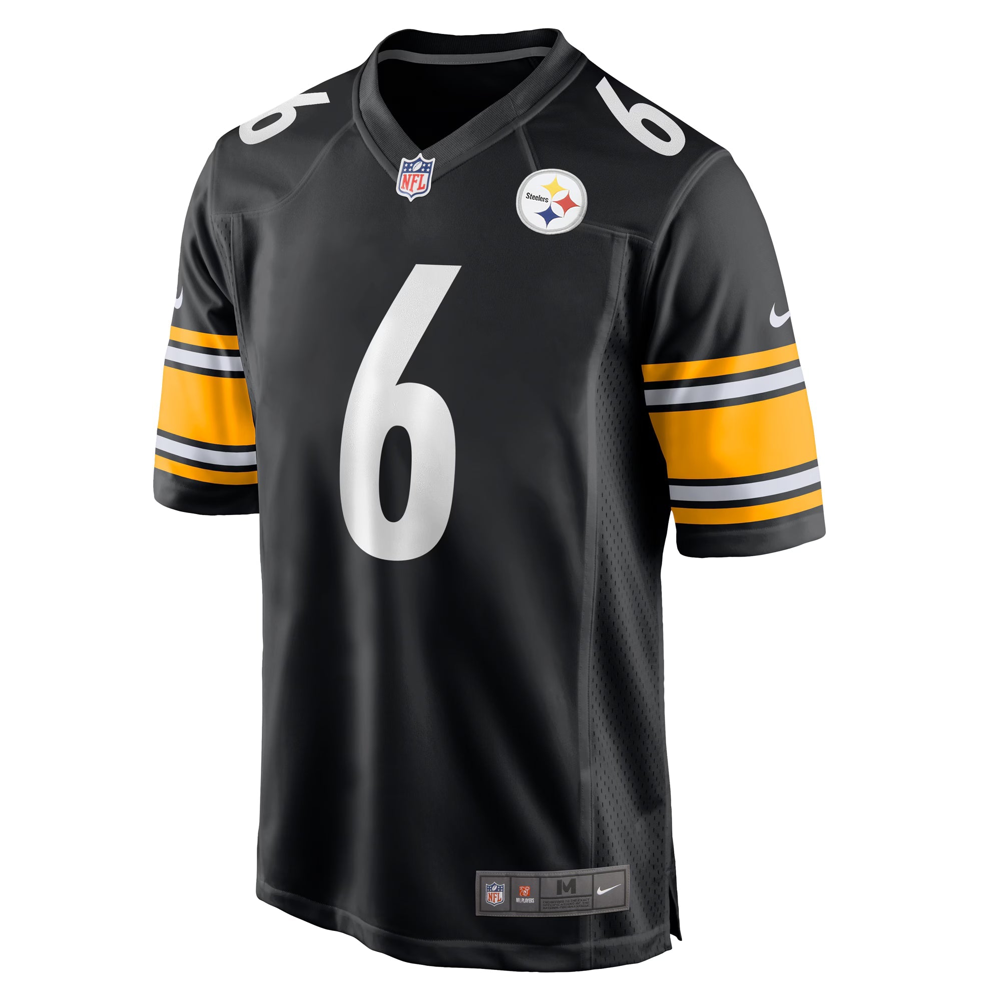 Pittsburgh Steelers Patrick Queen Black Game Jersey