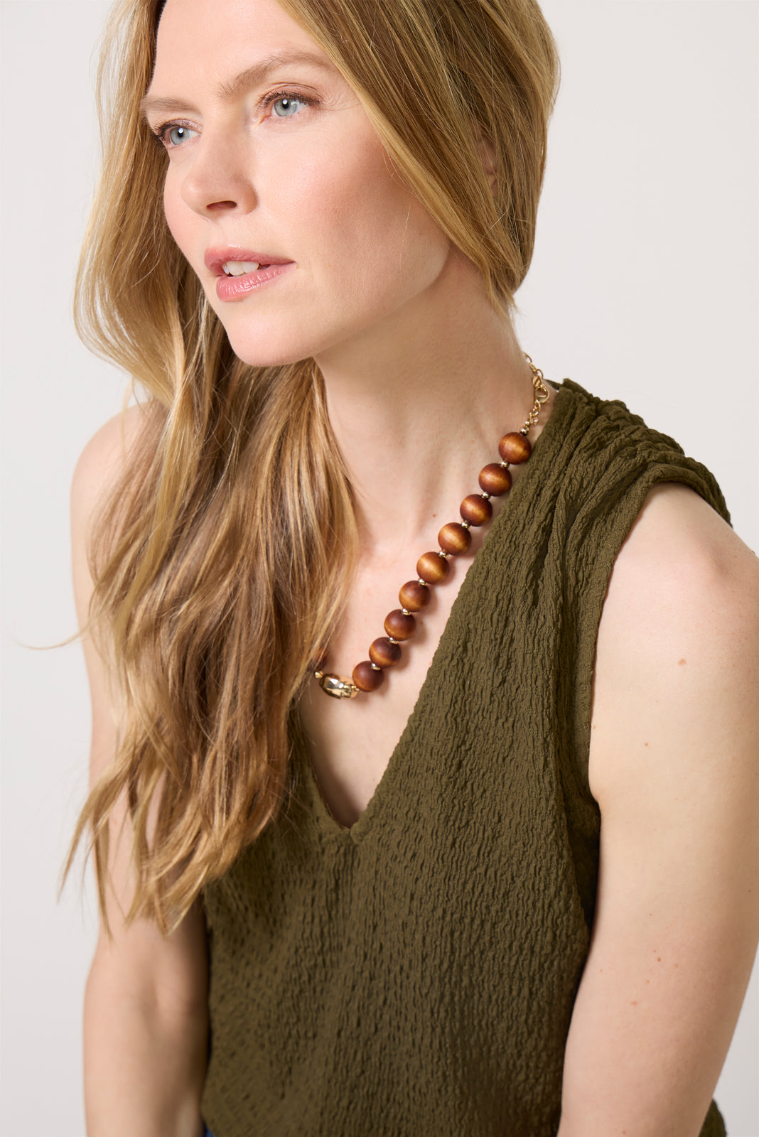 Women's Savanna Pucker Tie Back Top