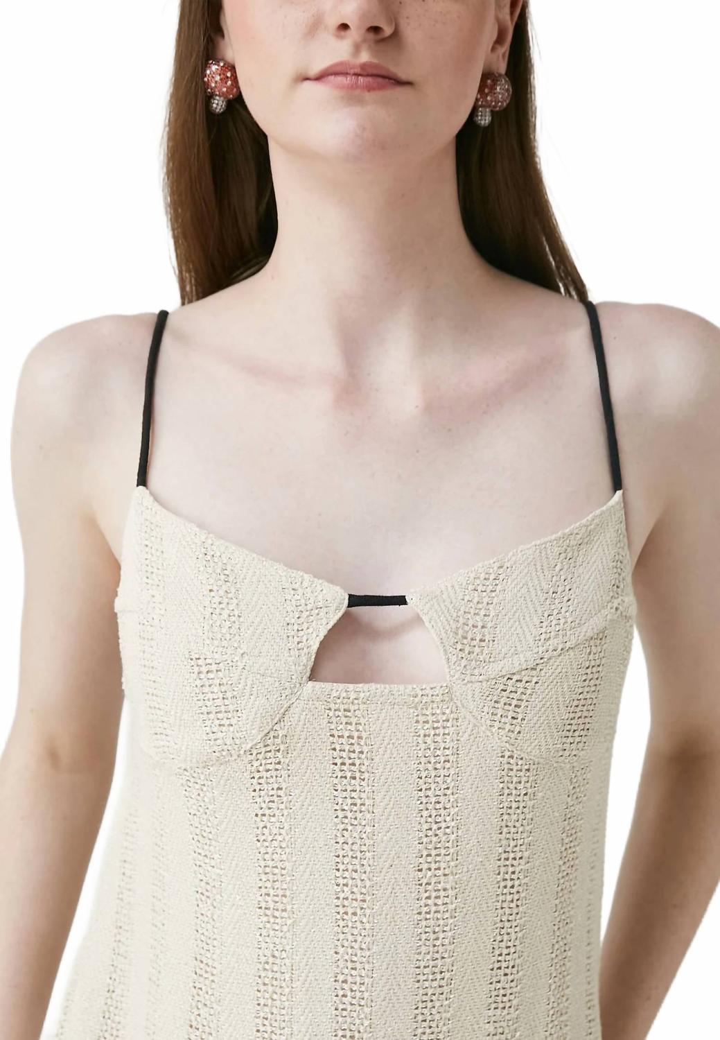 Aria Mai Dress In Beige