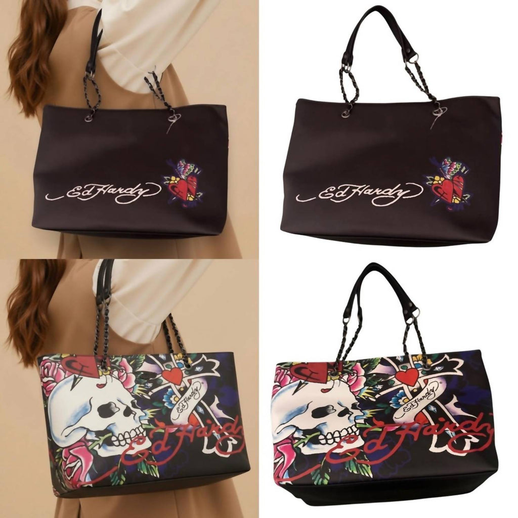 Women's Skull Graphic Tote Bag In Multi