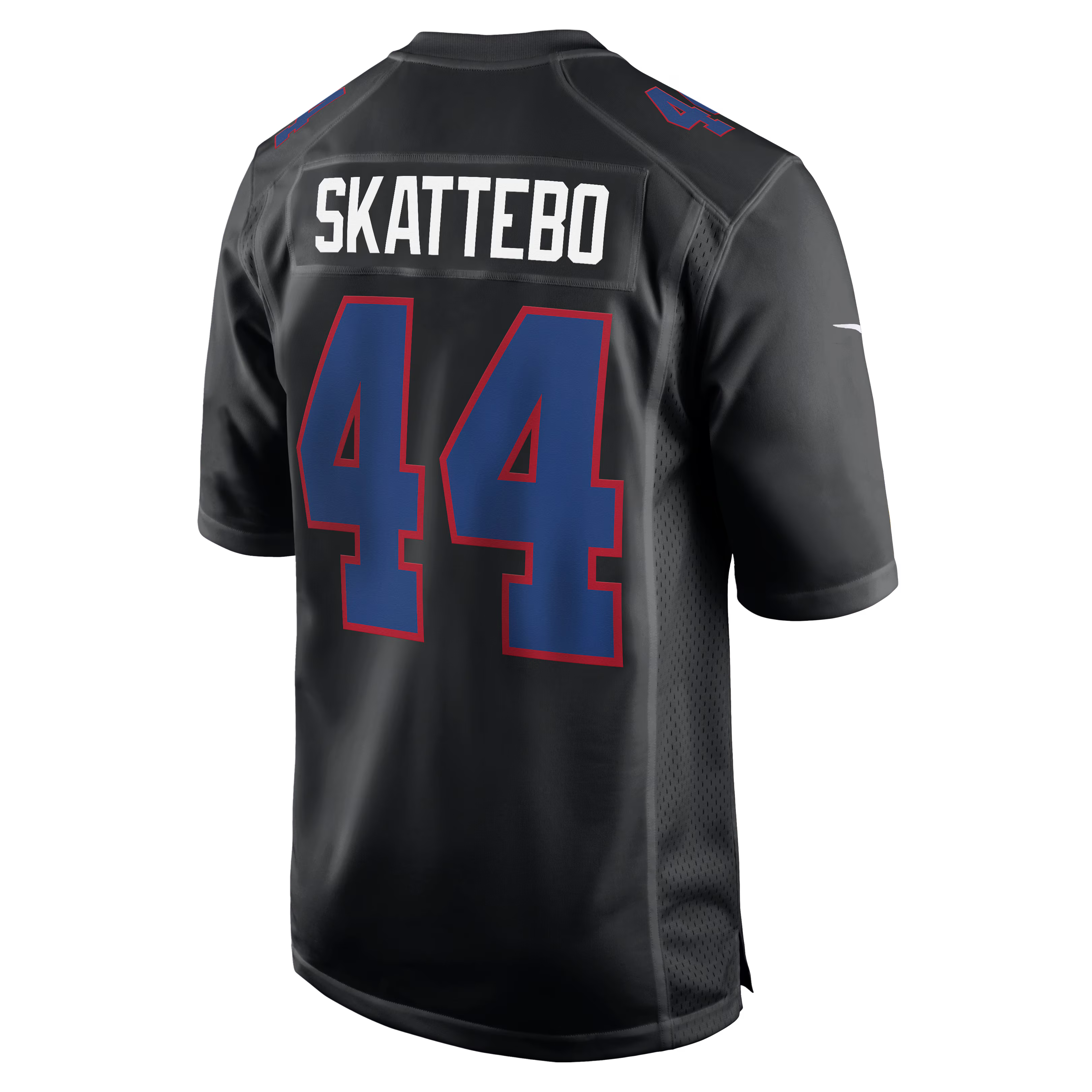 New York Giants Cam Skattebo Carbon Black Fashion Game Jersey