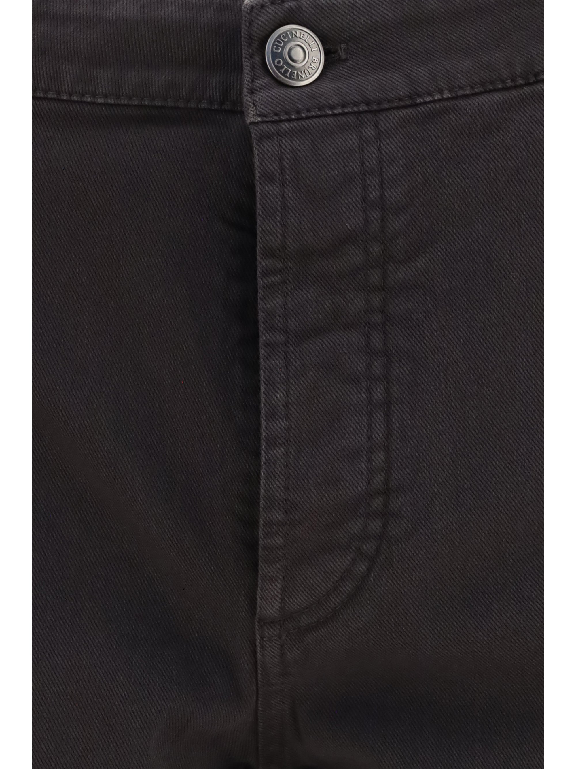 Brunello Cucinelli Men Jeans With Turn-Up Hem