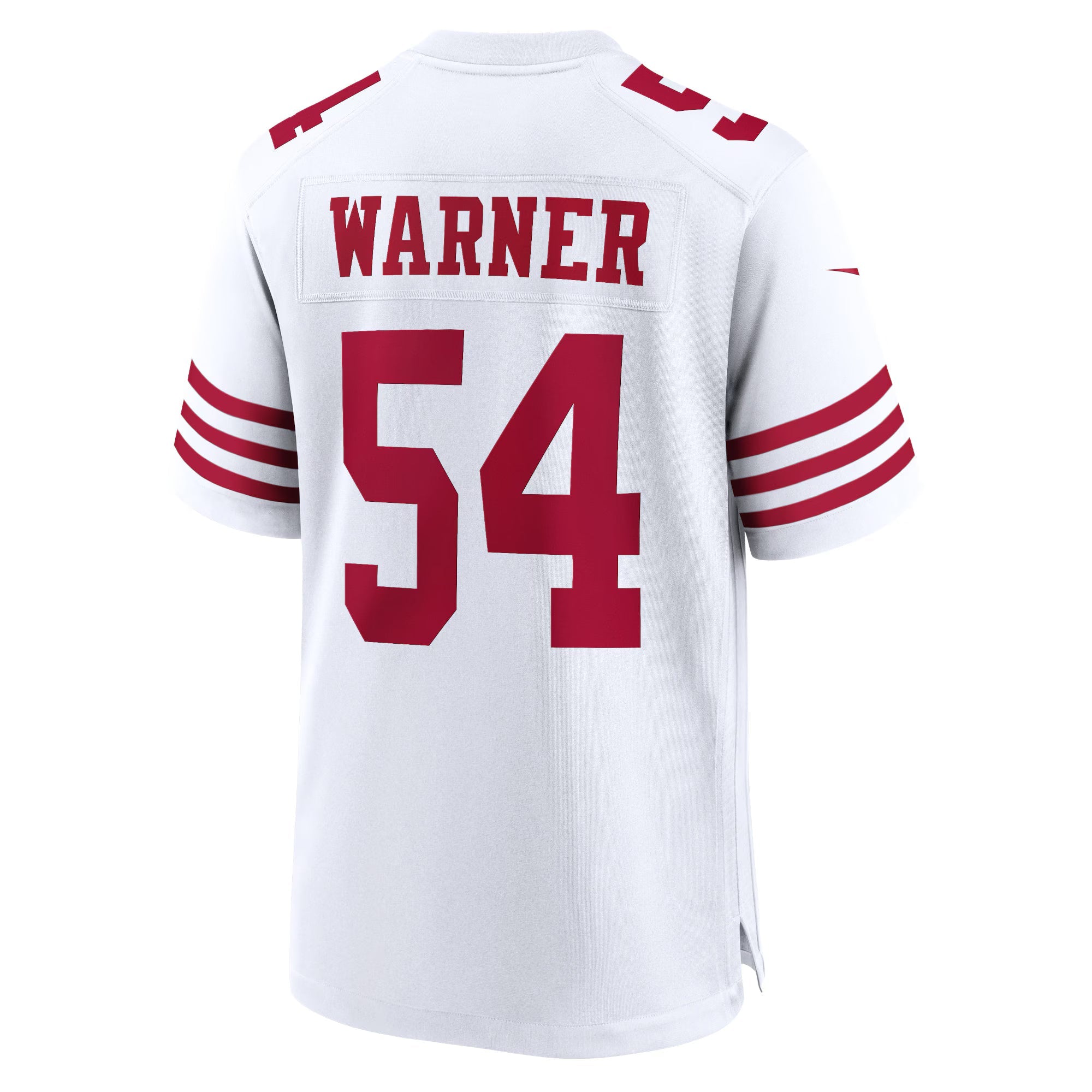 San Francisco 49ers Fred Warner White Player Game Jersey