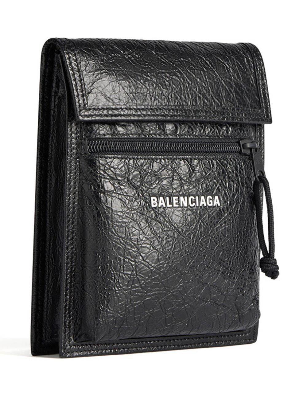 Balenciaga Men Explorer Small Pouch With Strap