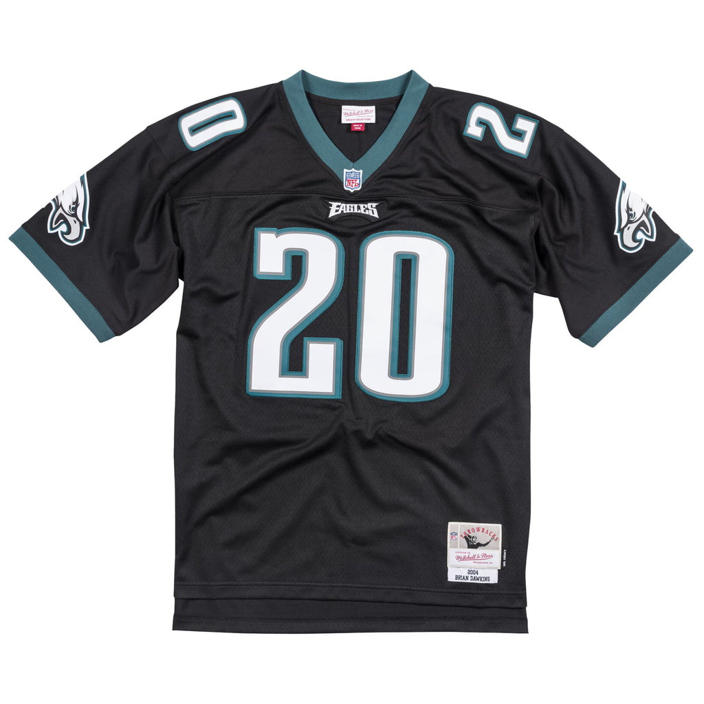 Philadelphia Eagles Brian Dawkins Mitchell & Ness Black Legacy Replica Jersey