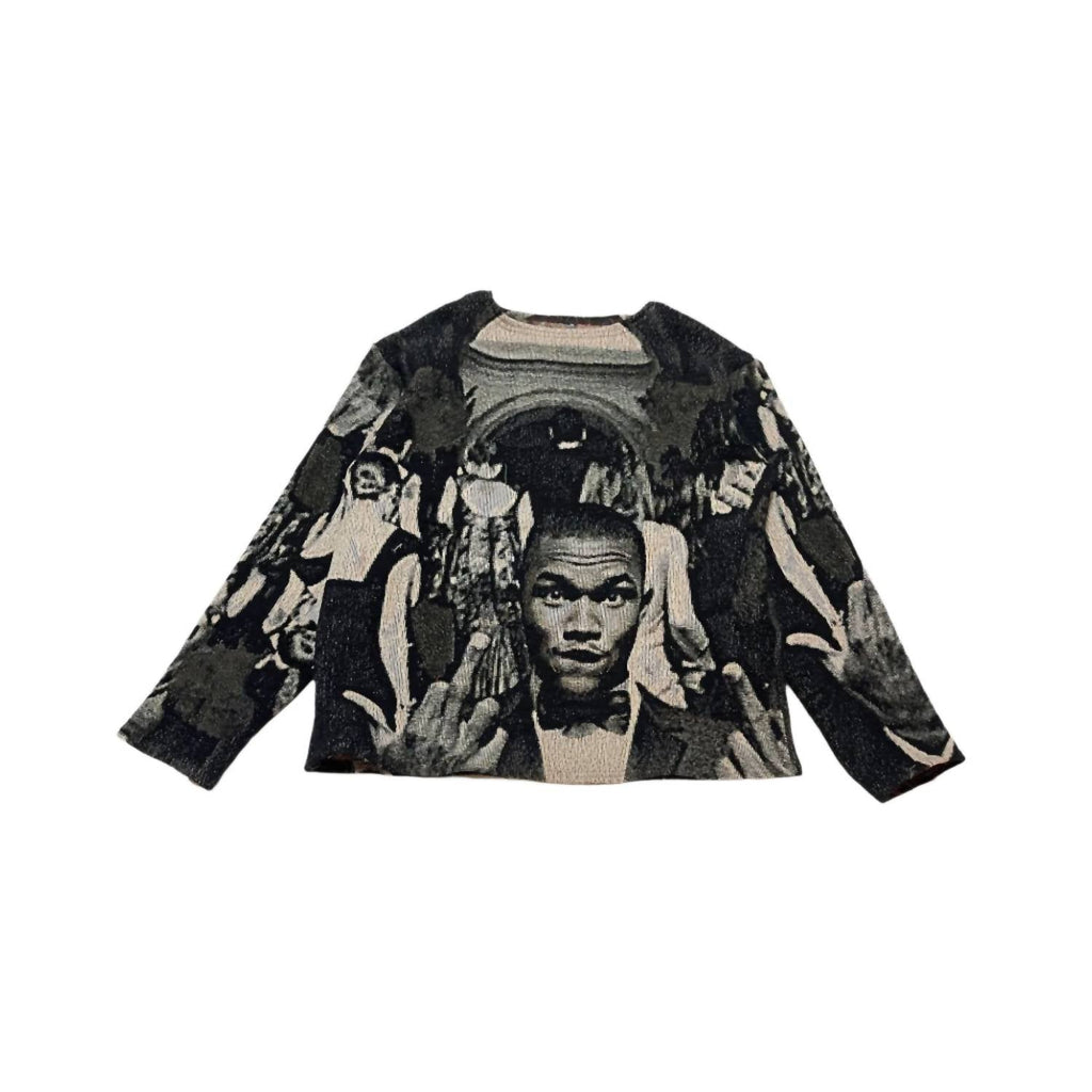 Men's Tapestry Frank Ocean Sweater In Black