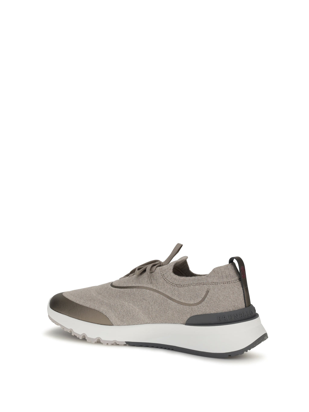 Brunello Cucinelli Men Techno Cotton Knit Sneakers Runners