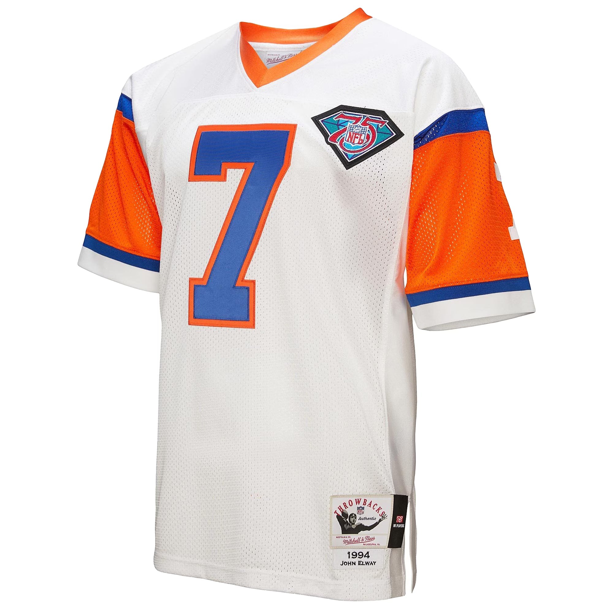 Denver Broncos 1994 John Elway Mitchell & Ness White Authentic Throwback Retired Player Jersey