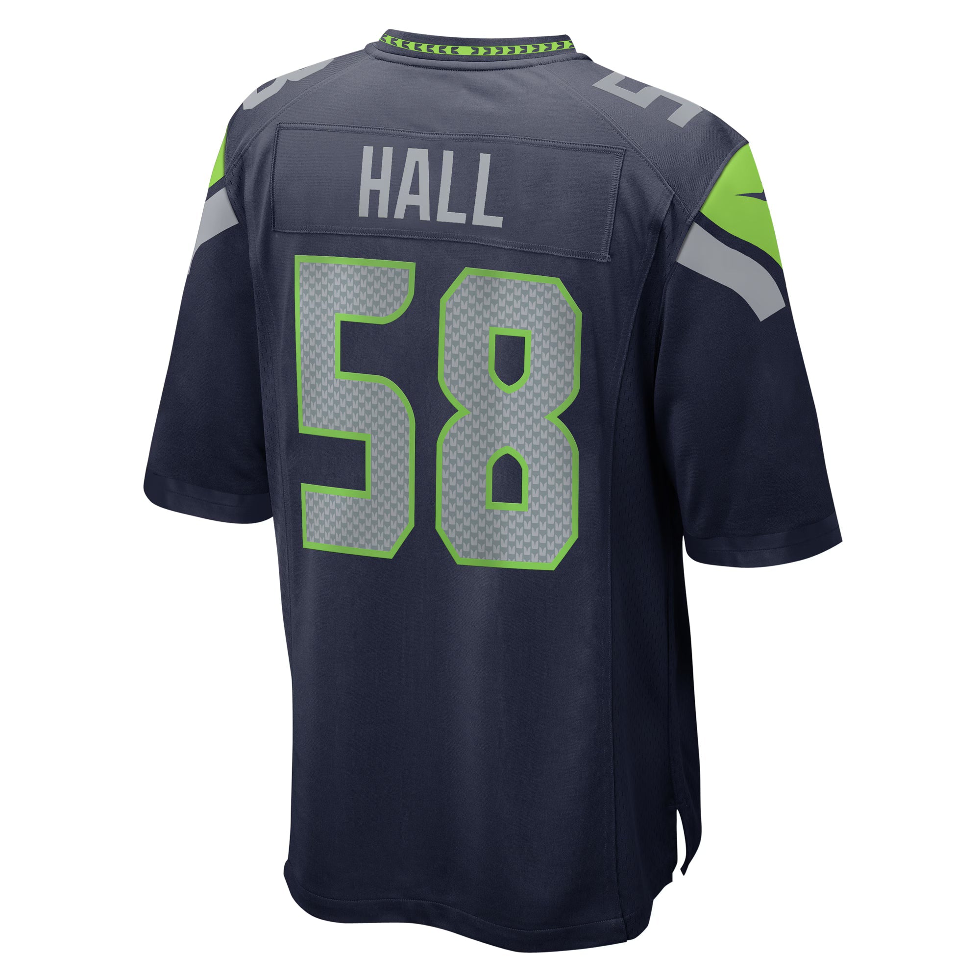 Seattle Seahawks Derick Hall College Navy Game Jersey