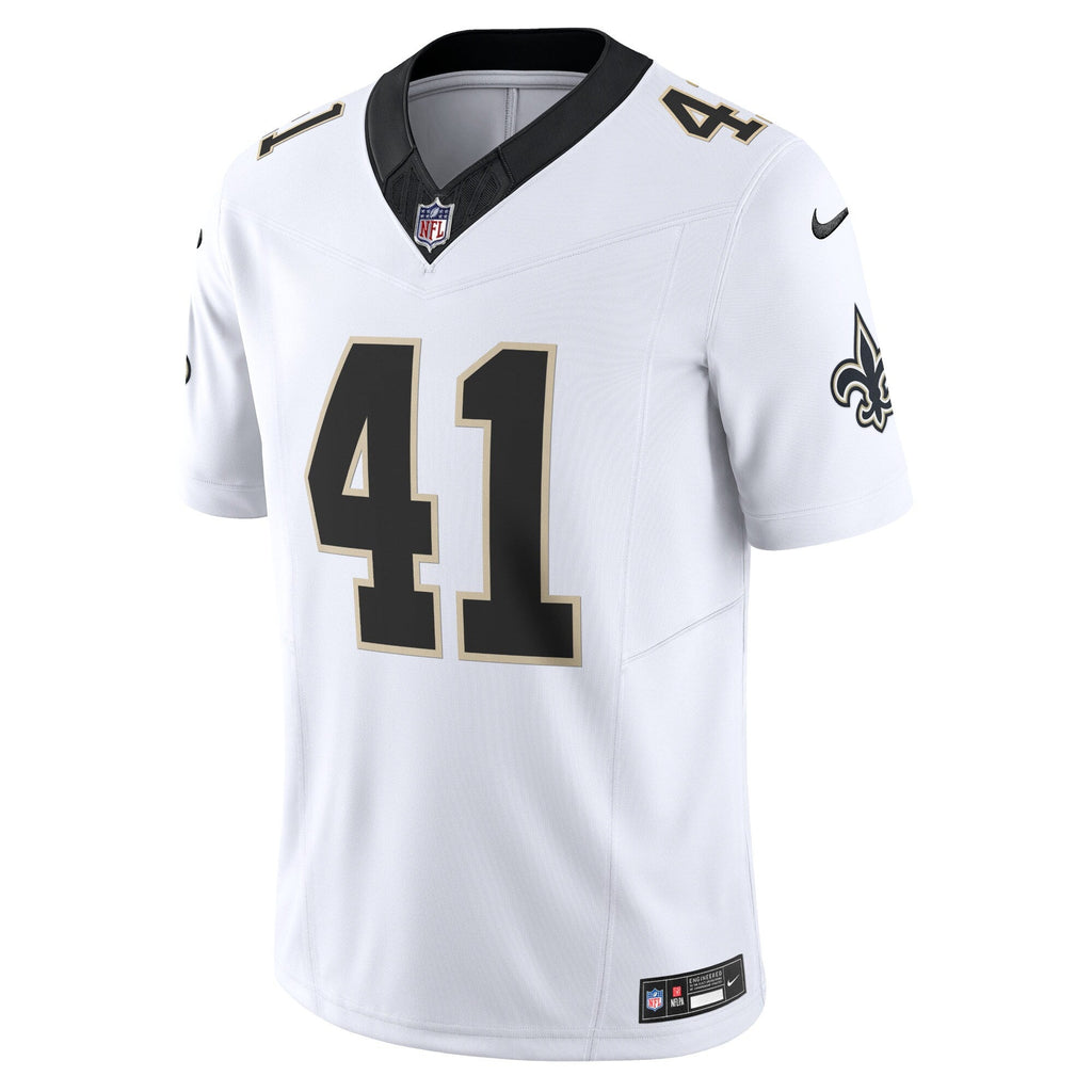 New Orleans Saints Alvin Kamara White Vapor F.U.S.E. Limited Jersey