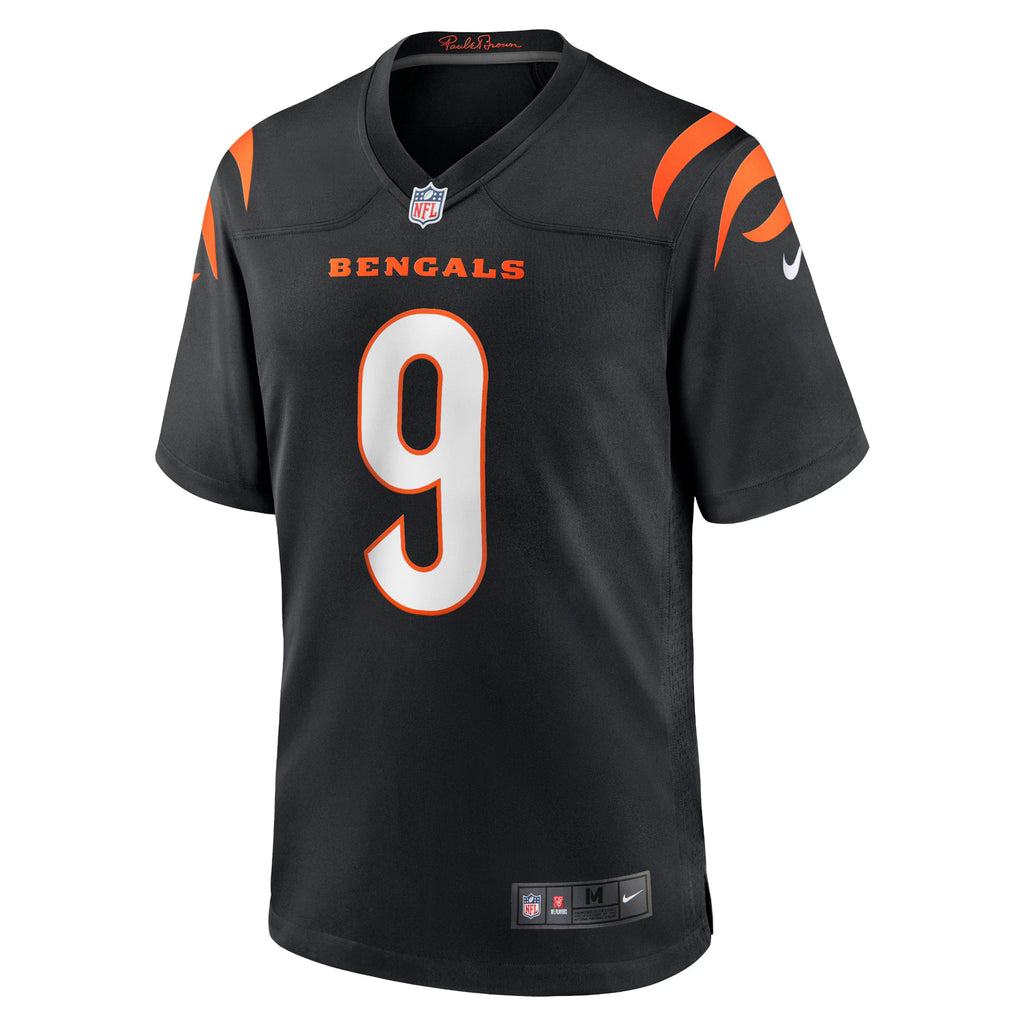 Cincinnati Bengals Joe Burrow Black Player Game Jersey