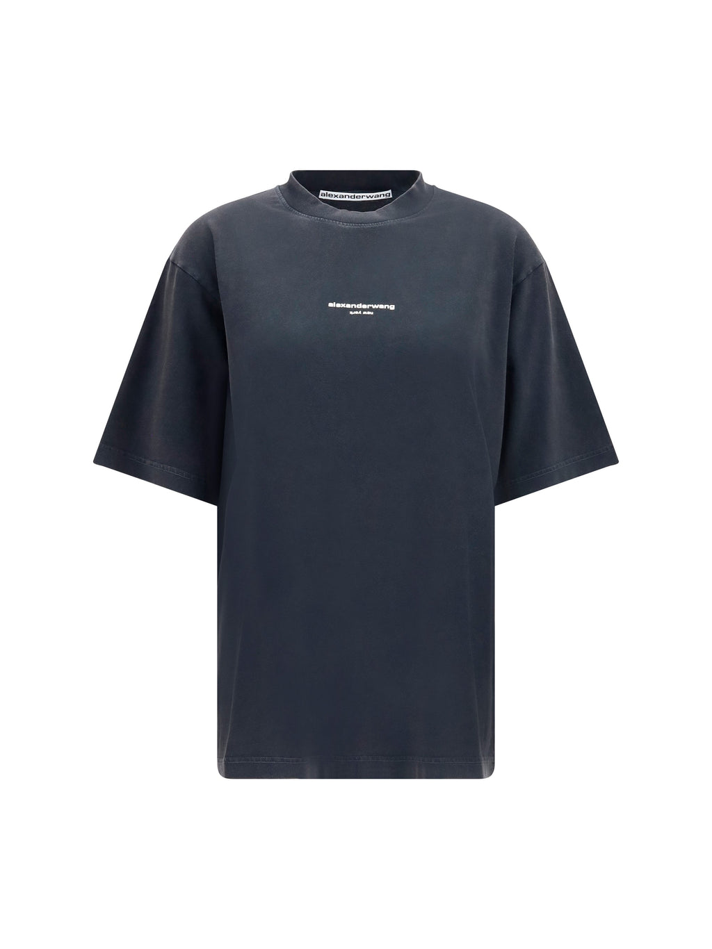 Alexander Wang Women Short-Sleeve T-Shirt With Central Logo Print