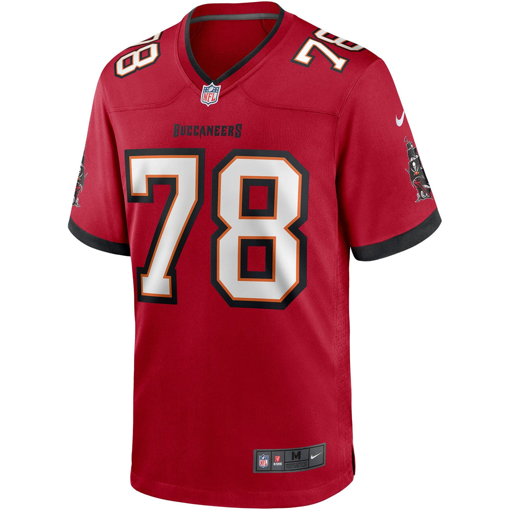 Tampa Bay Buccaneers Tristan Wirfs Red Player Game Jersey