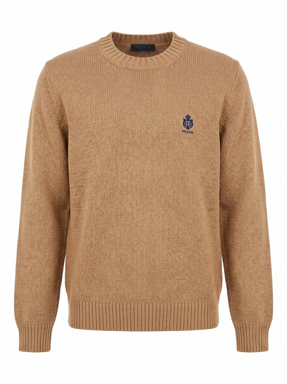 Prada Men Cotton Round-Neck