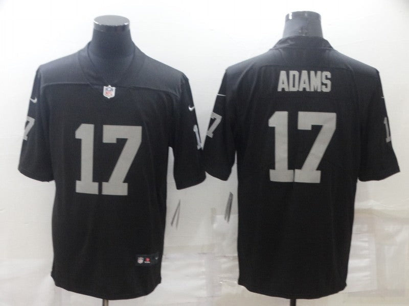 Men's Las Vegas Raiders #17 Davante Adams Black Game Jersey1 Stitched American Football Jerseys