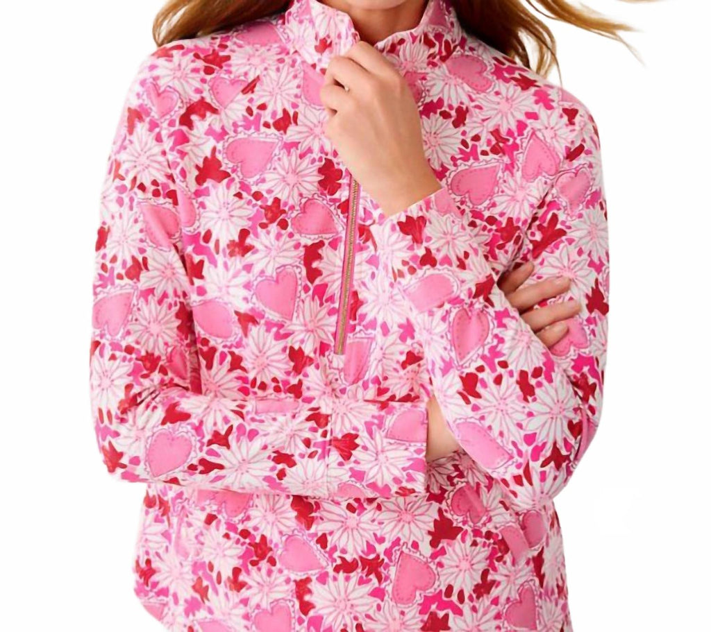 Skipper Upf 50+ Popover Jacket In Coconut Dear Heart