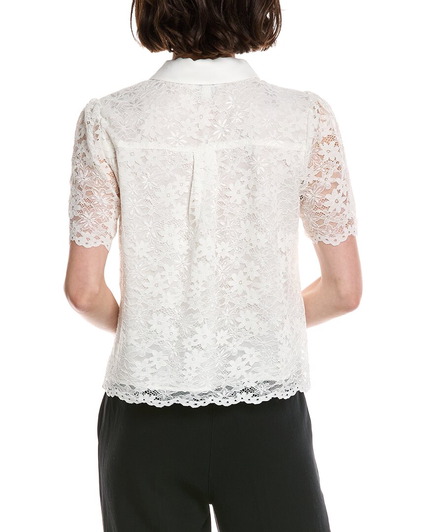 CeCe Hidden Placket Shirt