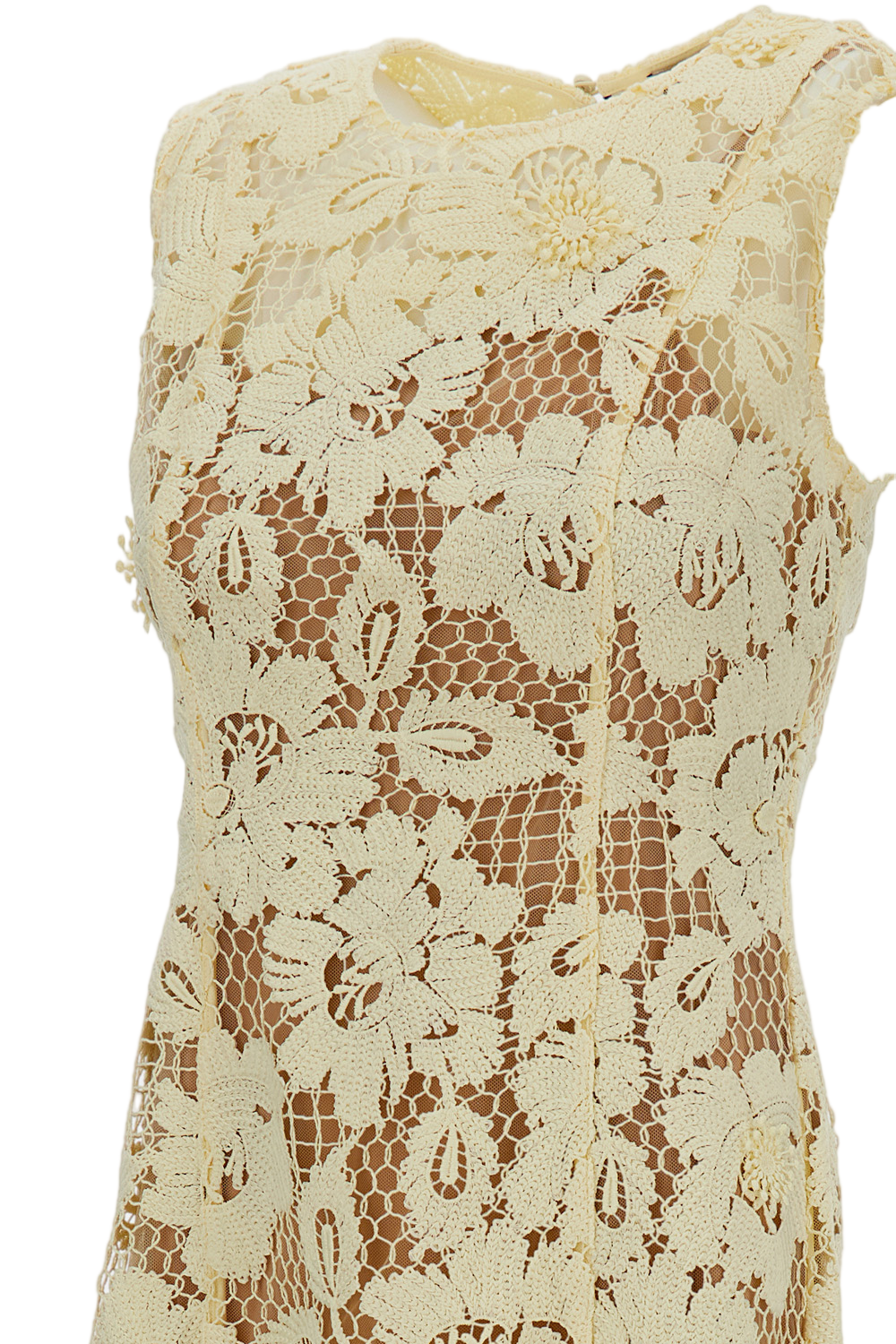 Crochet Lace Midi Dress