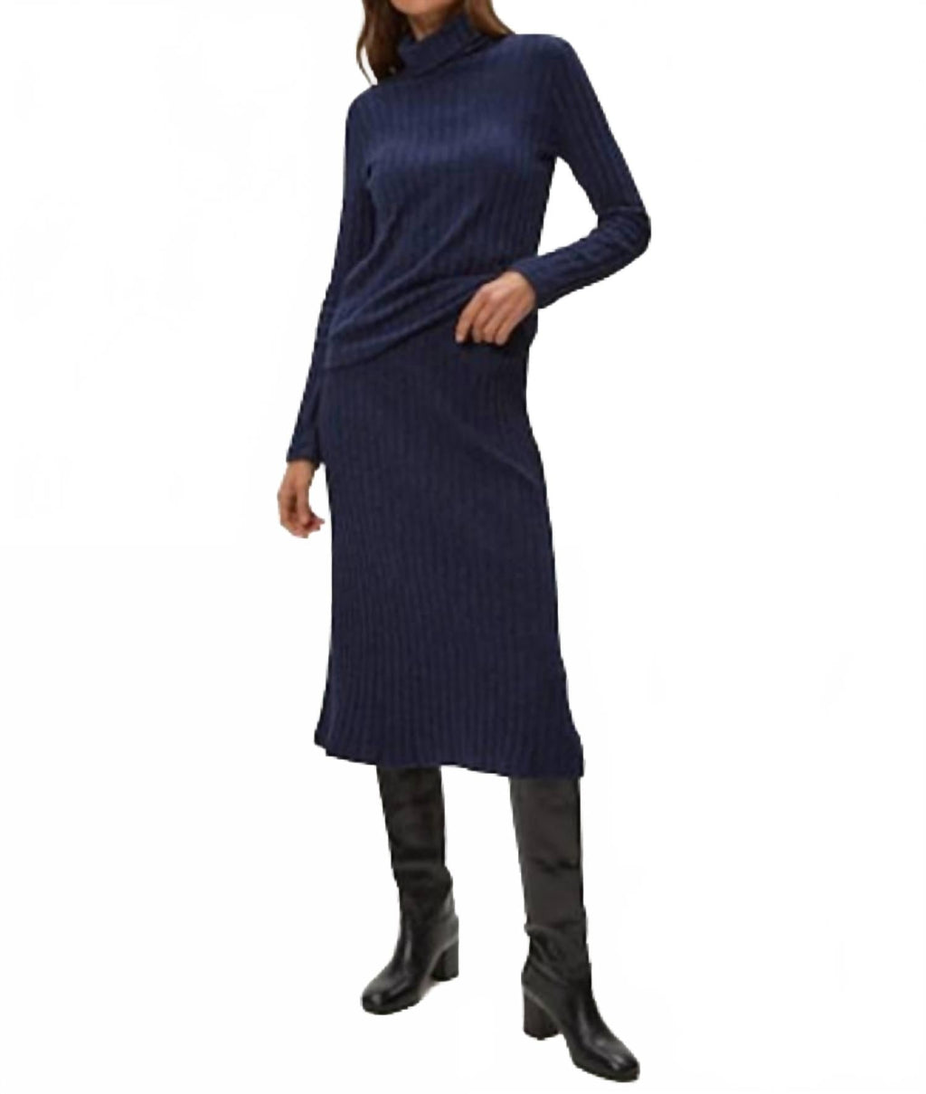 Shania Midi Skirt In Blue