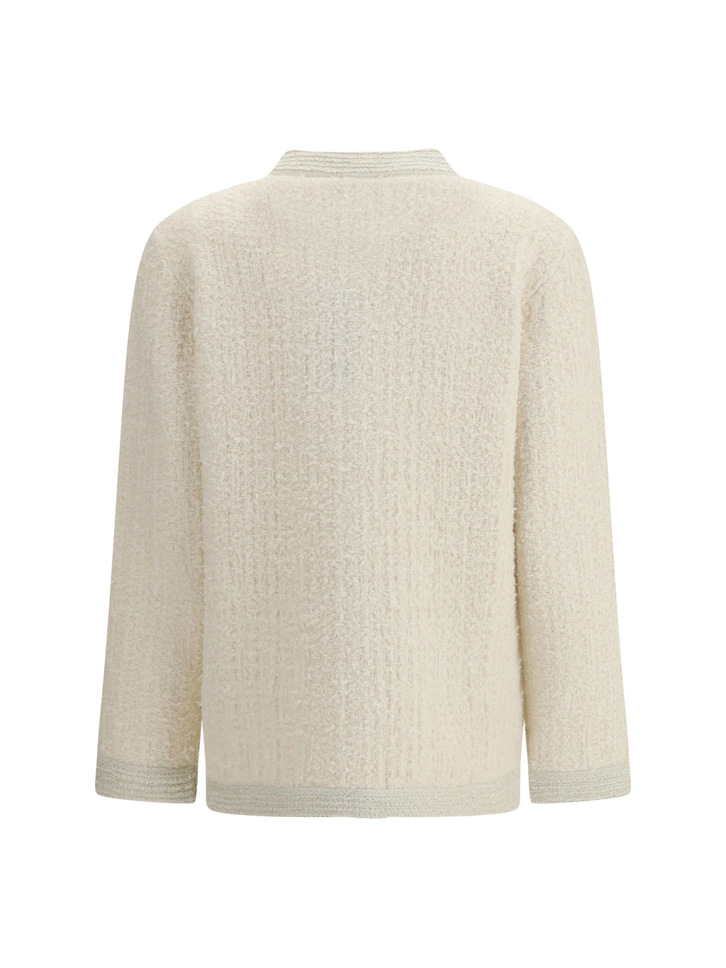Gucci Women Bouclé Lamé Wool Cardigan
