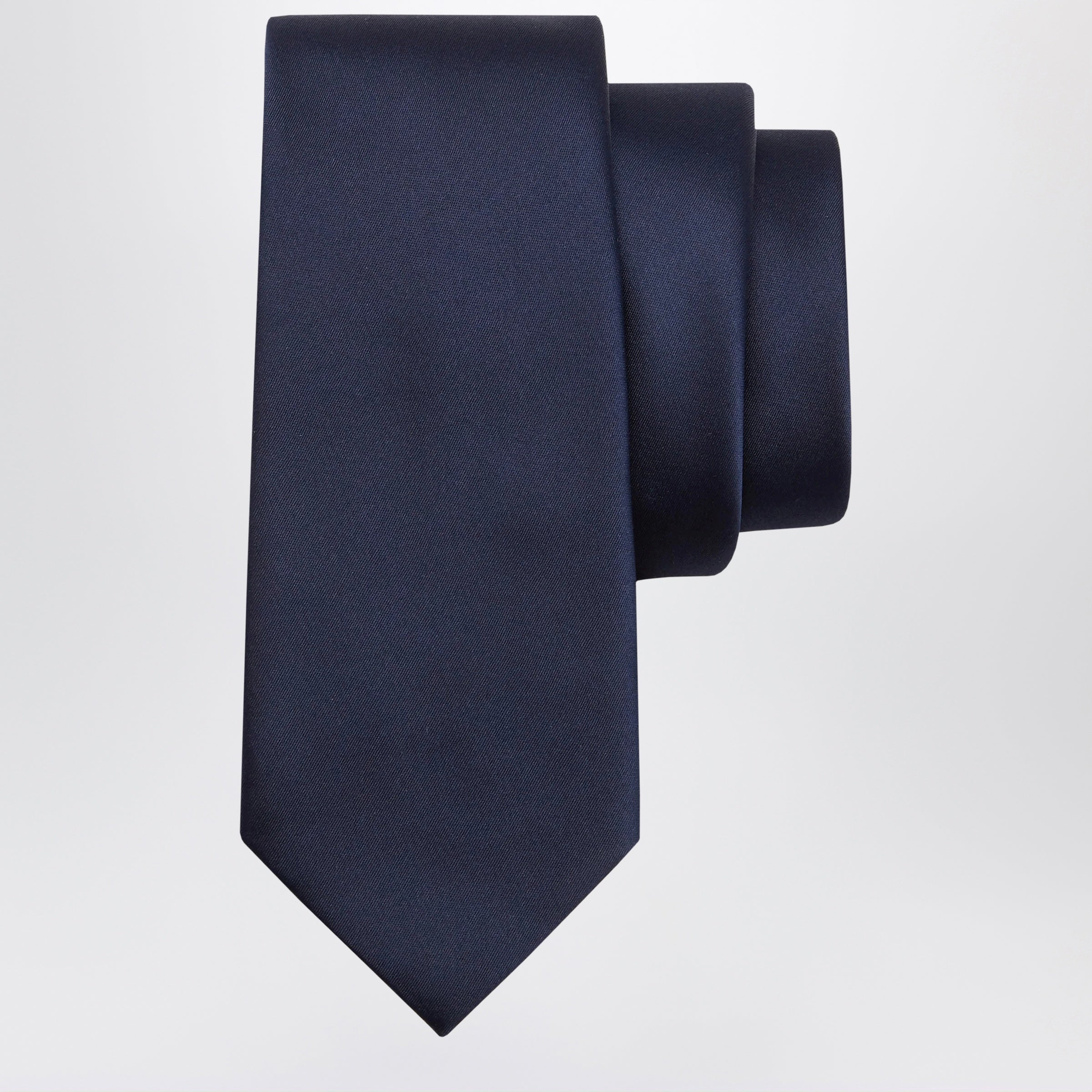 Ferragamo Midnight Blue Silk Tie Men