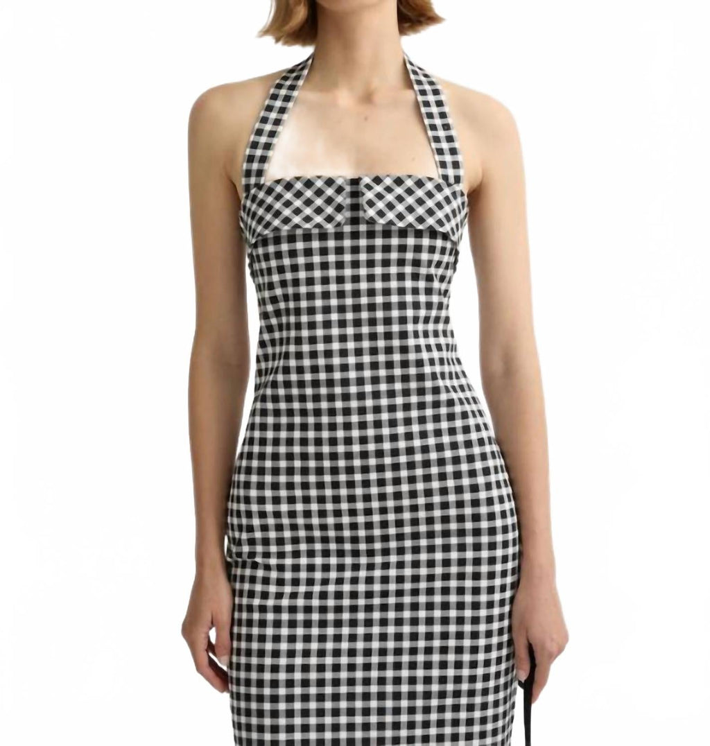 Chiara Dress In Black/ White