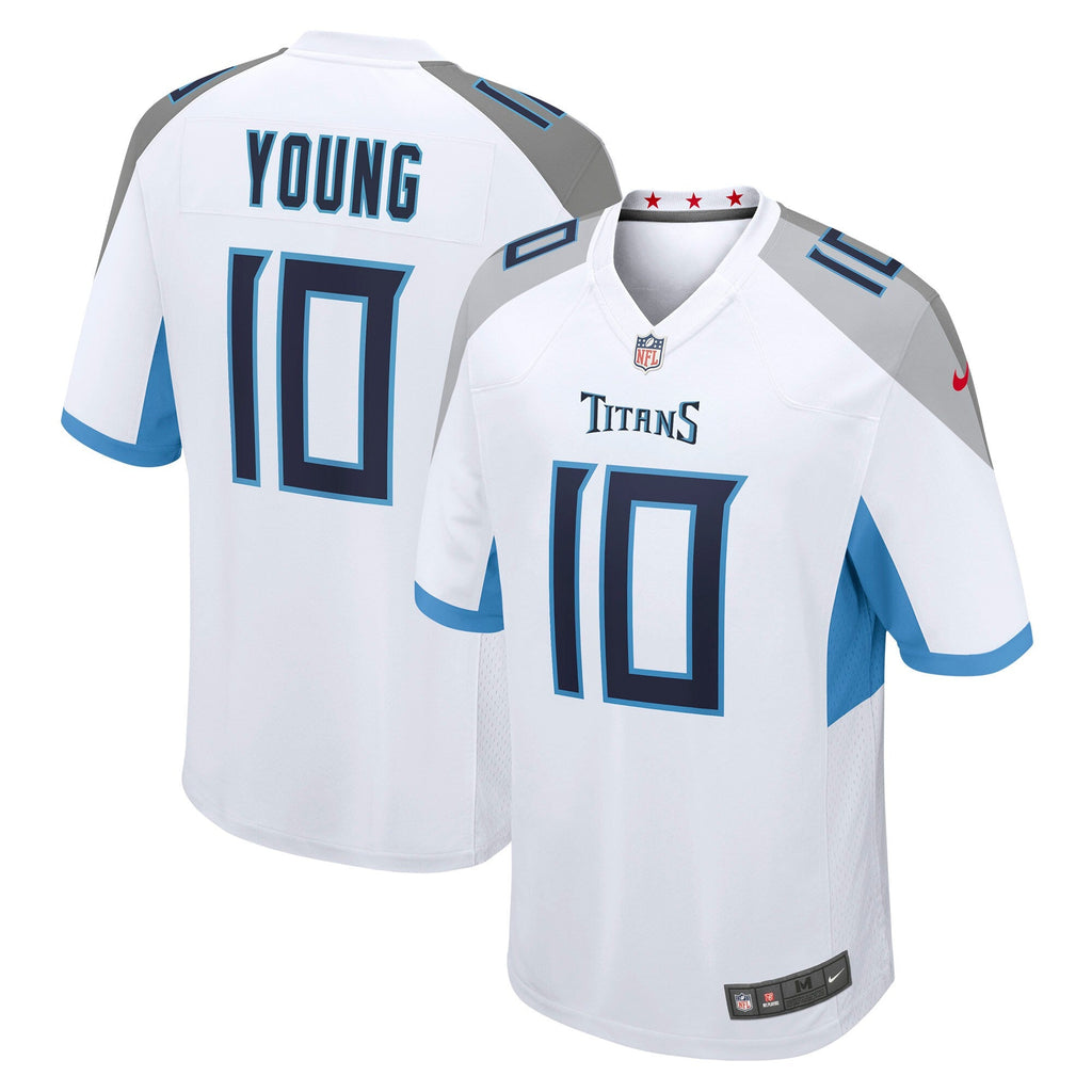 Tennessee Titans Vince Young White Retired Player Game Jersey