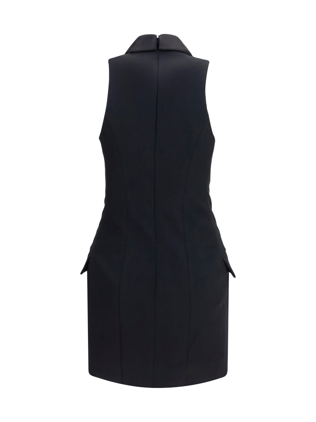 Balmain Women Grain De Poudre Belted Dress