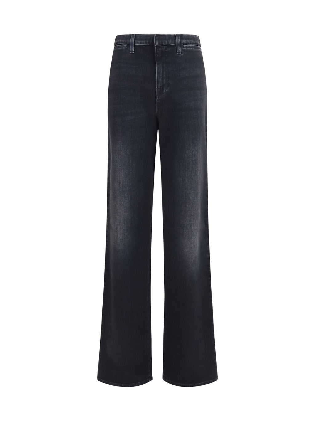 Gucci Women Stretch Cotton Jeans With Web Stripe