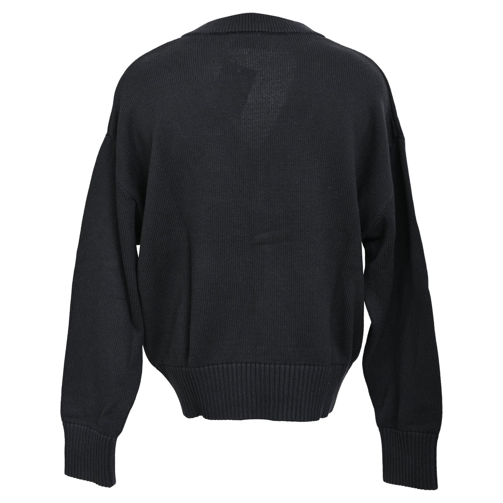 Ami Ami De Coeur Cardigan in Black Wool